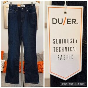 ❣️🆕 Duer Performance Denim High Rise Bootcut Jeans in Darkstone❣️